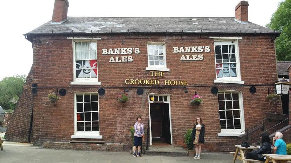 The Crooked House before it got demolished.