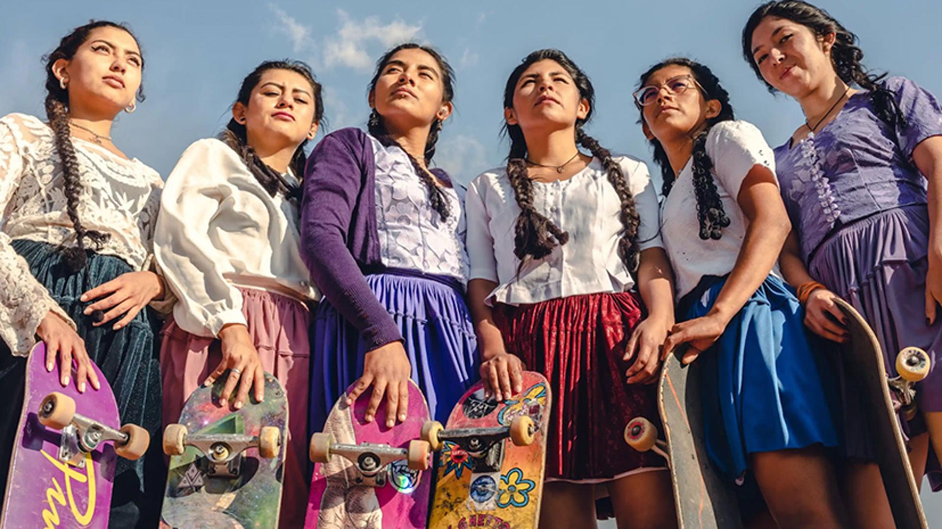 The all-female collective Imilla Skate in Bolivia