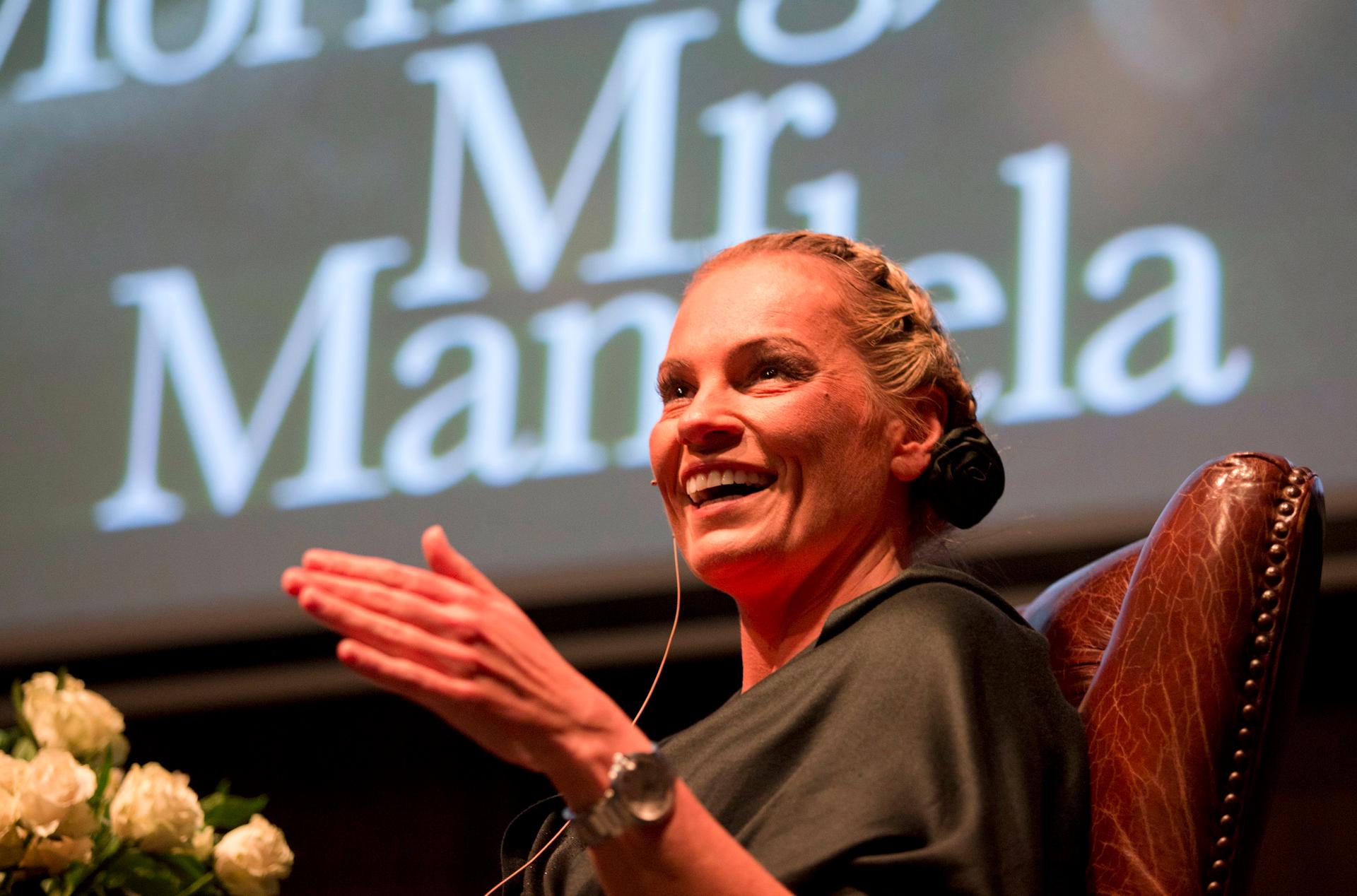Nelson Mandela's former private assistant Zelda la Grange. Her memoir traces the 43-year-old's upbringing in an Afrikaans family that considered Mandela a terrorist to her improbable appointment to his office when he became president in 1994, and her clos