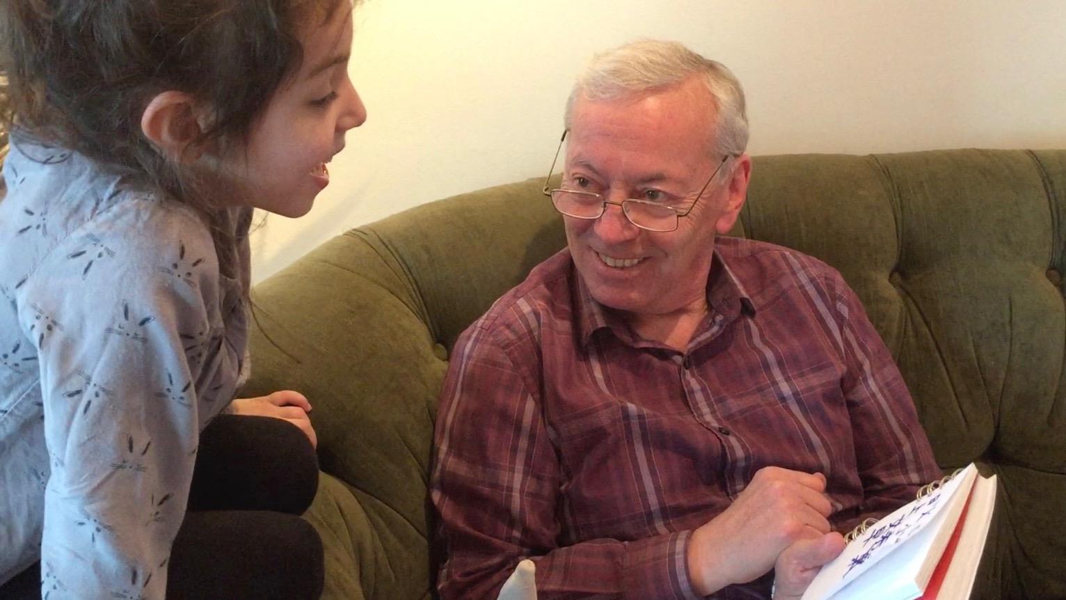 Alina Simone's daughter Zoe teaches her Russian-speaking grandfather some basic Chinese.