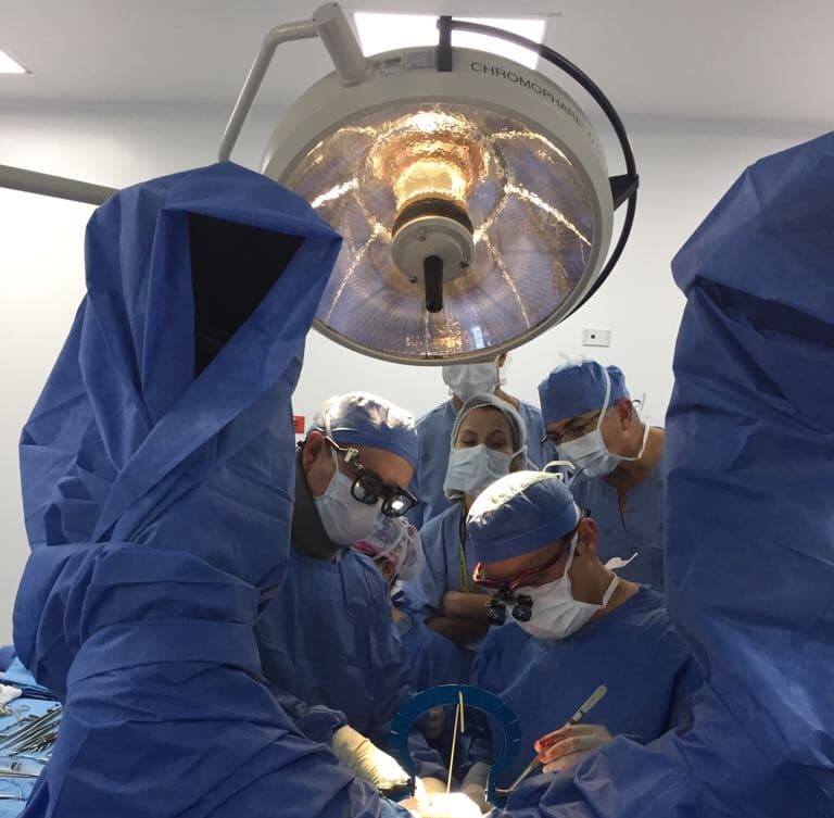 Mena’s reconstructive surgery lasted six hours