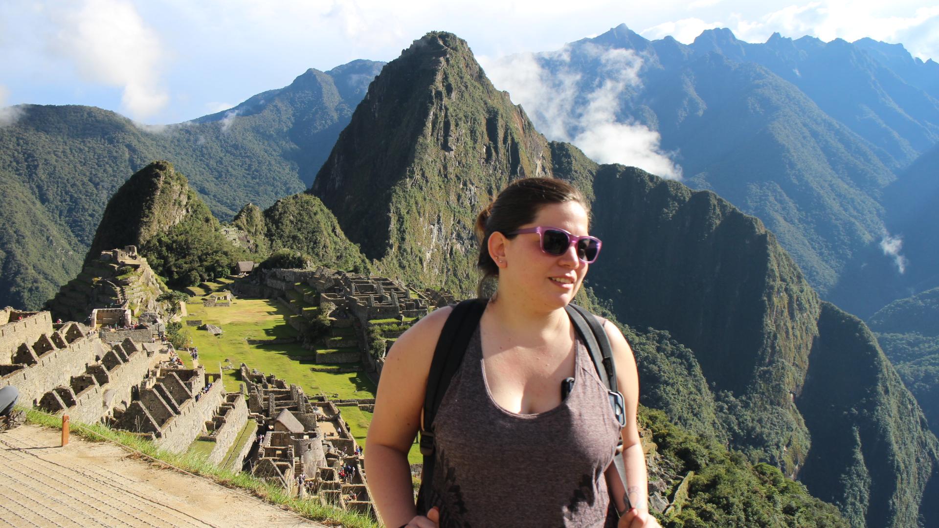 Maybe it's not a great shot, but it's the only one I have of myself without tourists blocking the rest of the view. Machu Picchu, Cuzco, Peru. May 2016.