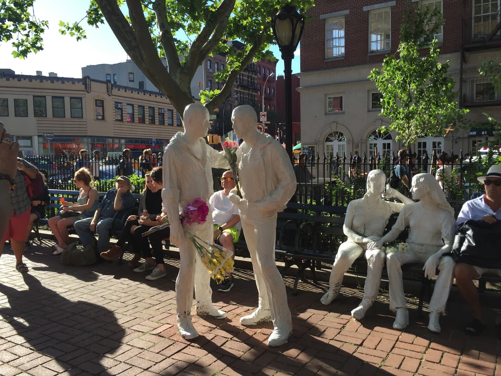 Outside the Stonwall Inn, the victims from the Orlando attack are being remembered.