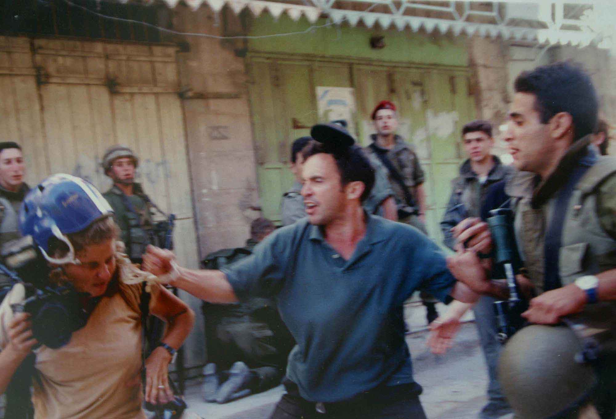 Heidi Levine in Hebron.