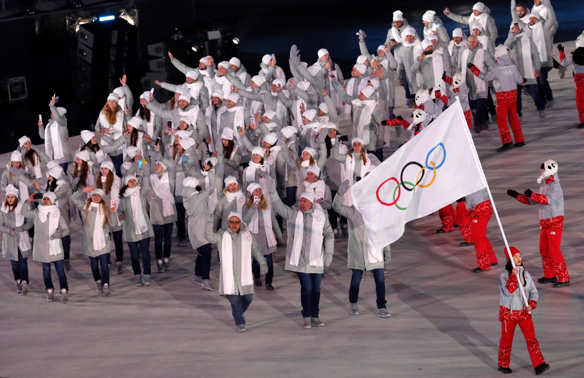 Pyeongchang 2018 Winter Olympics opening ceremony in South Korea.