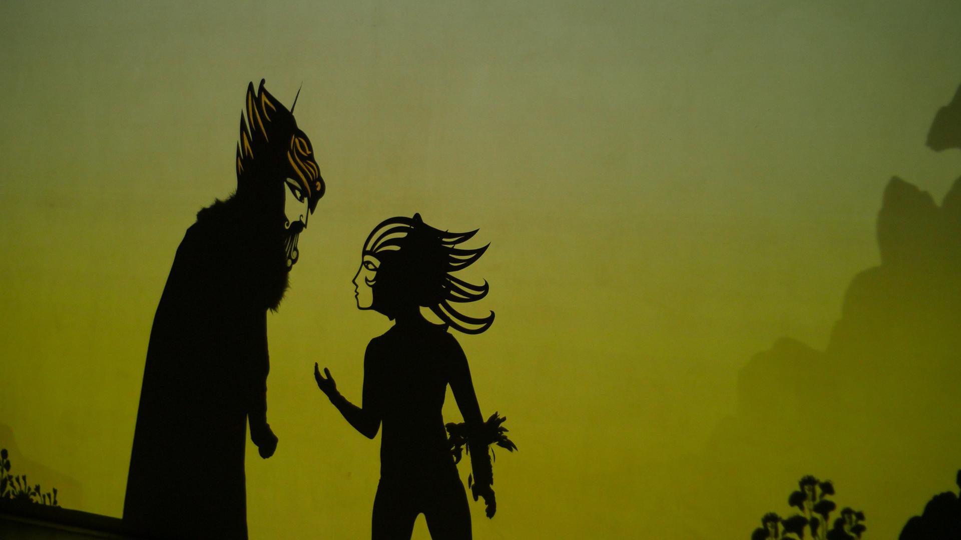 Shadow puppet play