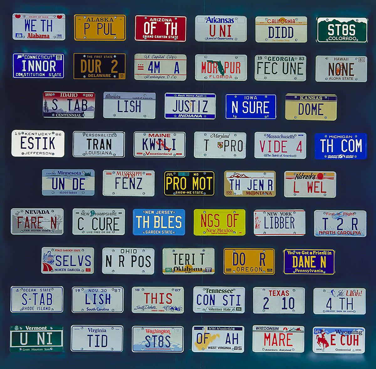 Preamble, 1987, Mike Wilkins (painted metal on vinyl and wood).