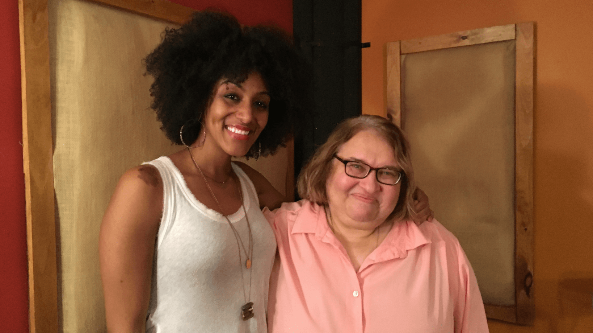 Sarah Jones and Sharon Salzberg