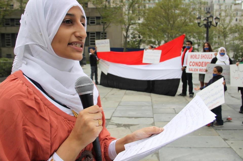 Summer Nasser, Yemeni-American college student and small business owner.