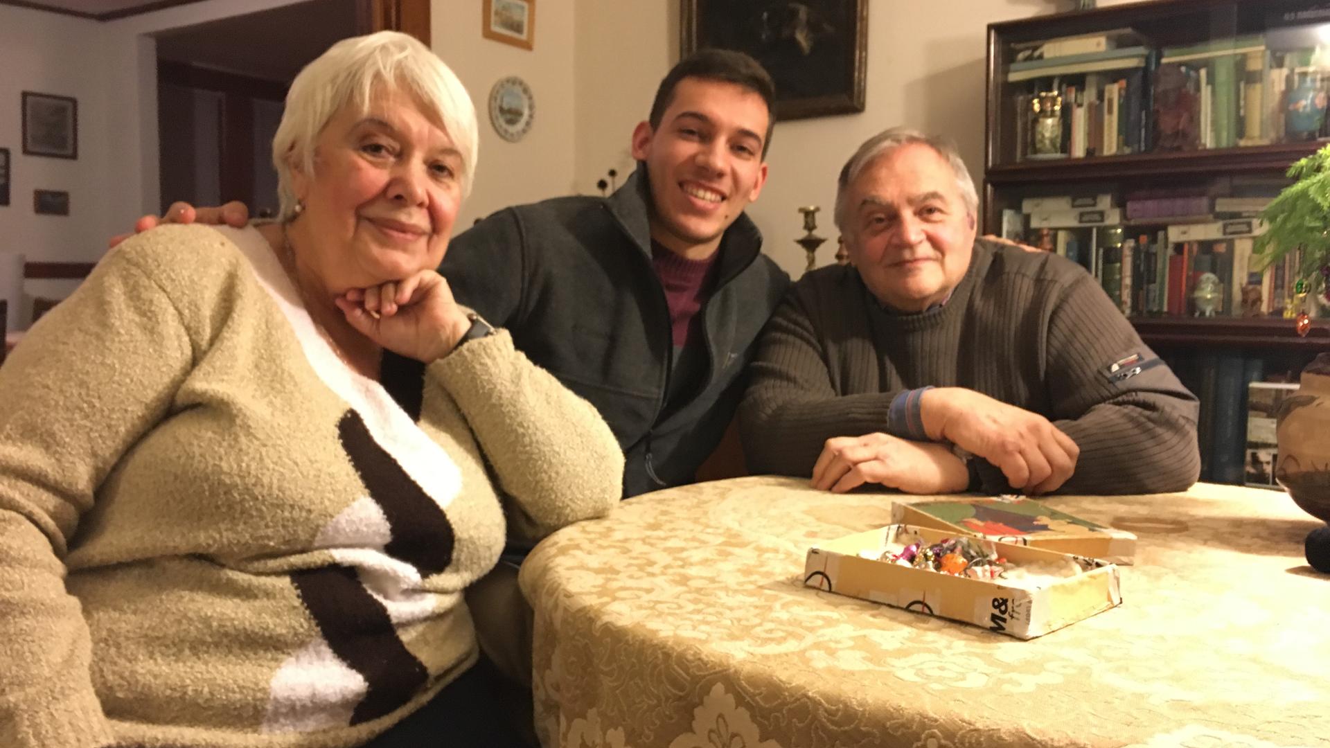 Daniel Ofman's grandparents reminisced about their New Year's traditions in Russia.