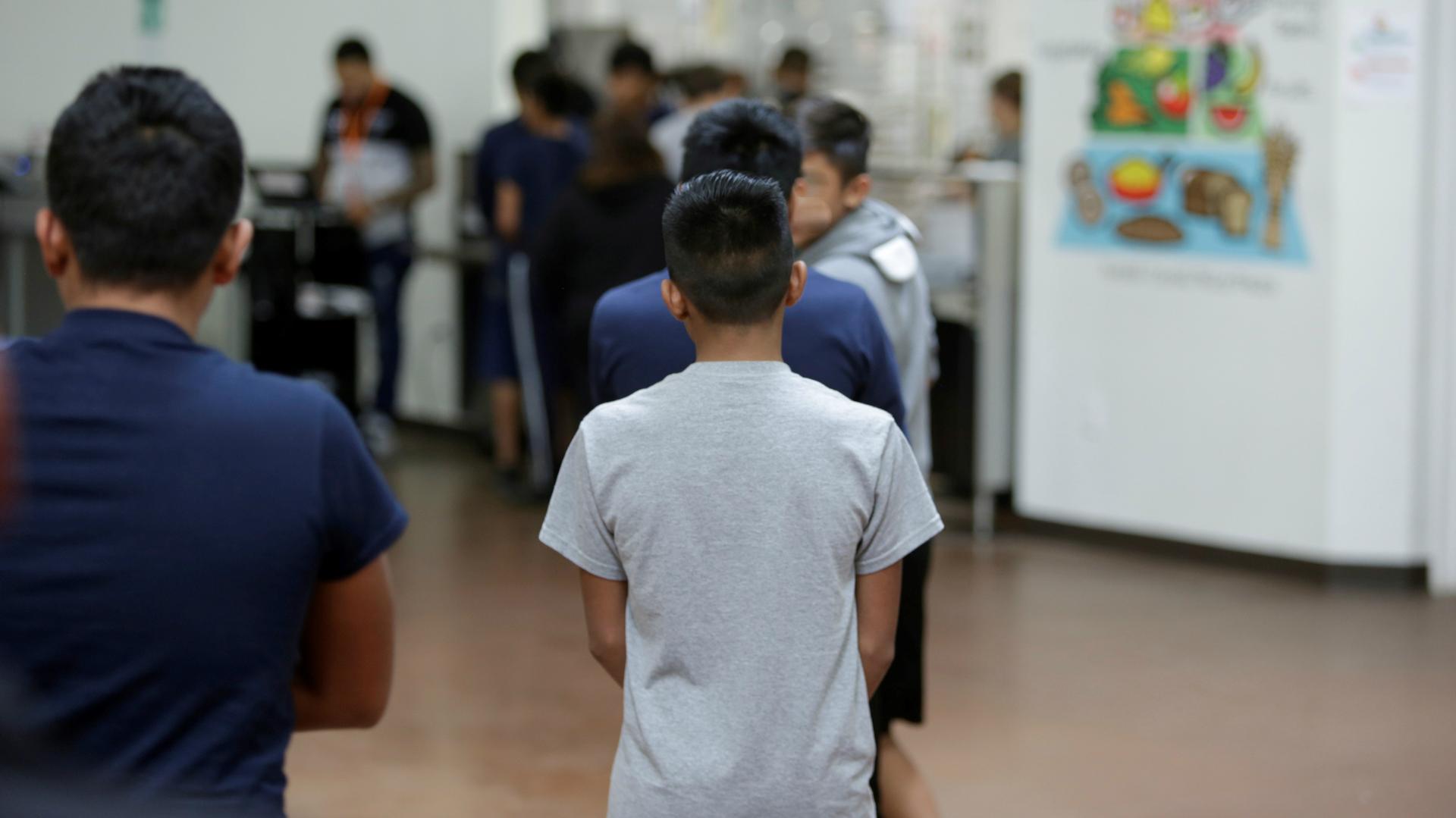 Occupants at Casa Padre, an immigrant shelter for minor boys, in Brownsville, Texas, June 14, 2018.