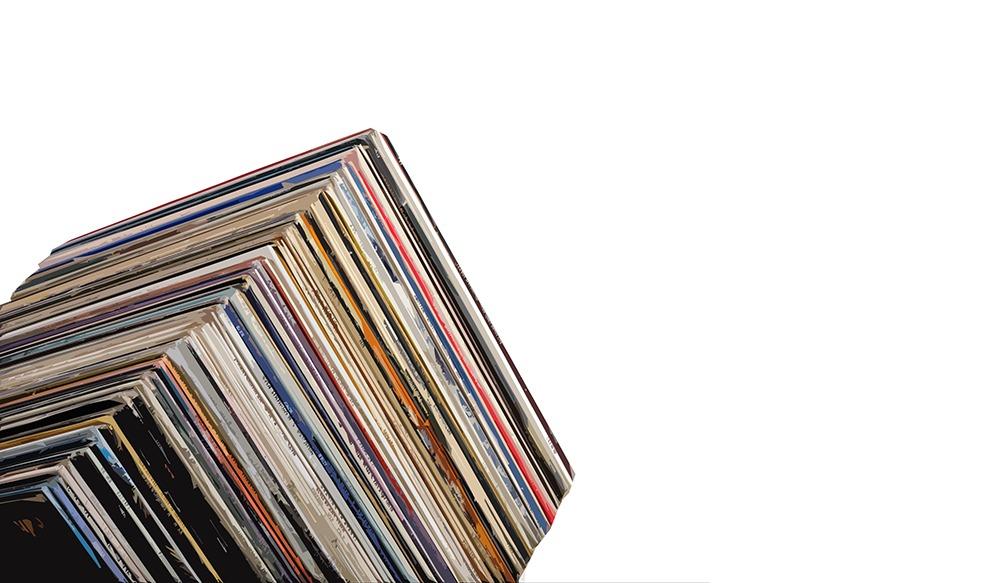 A tower of vinyl.