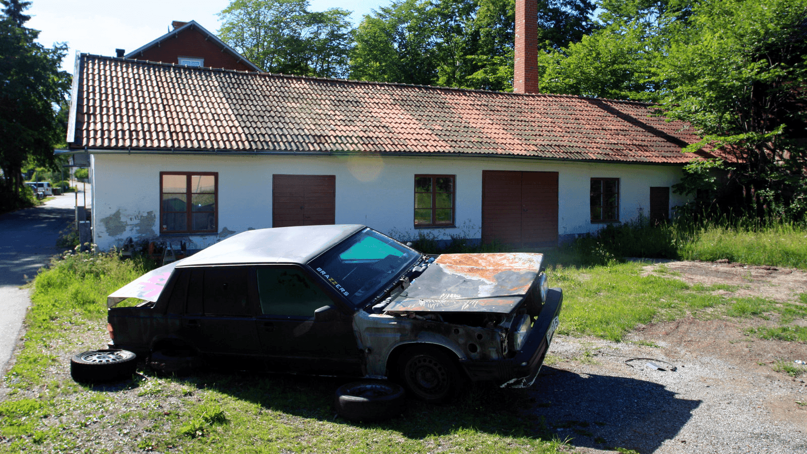 an abandoned school in sweden