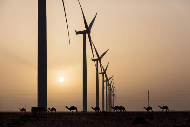 Wind turbines Morocco