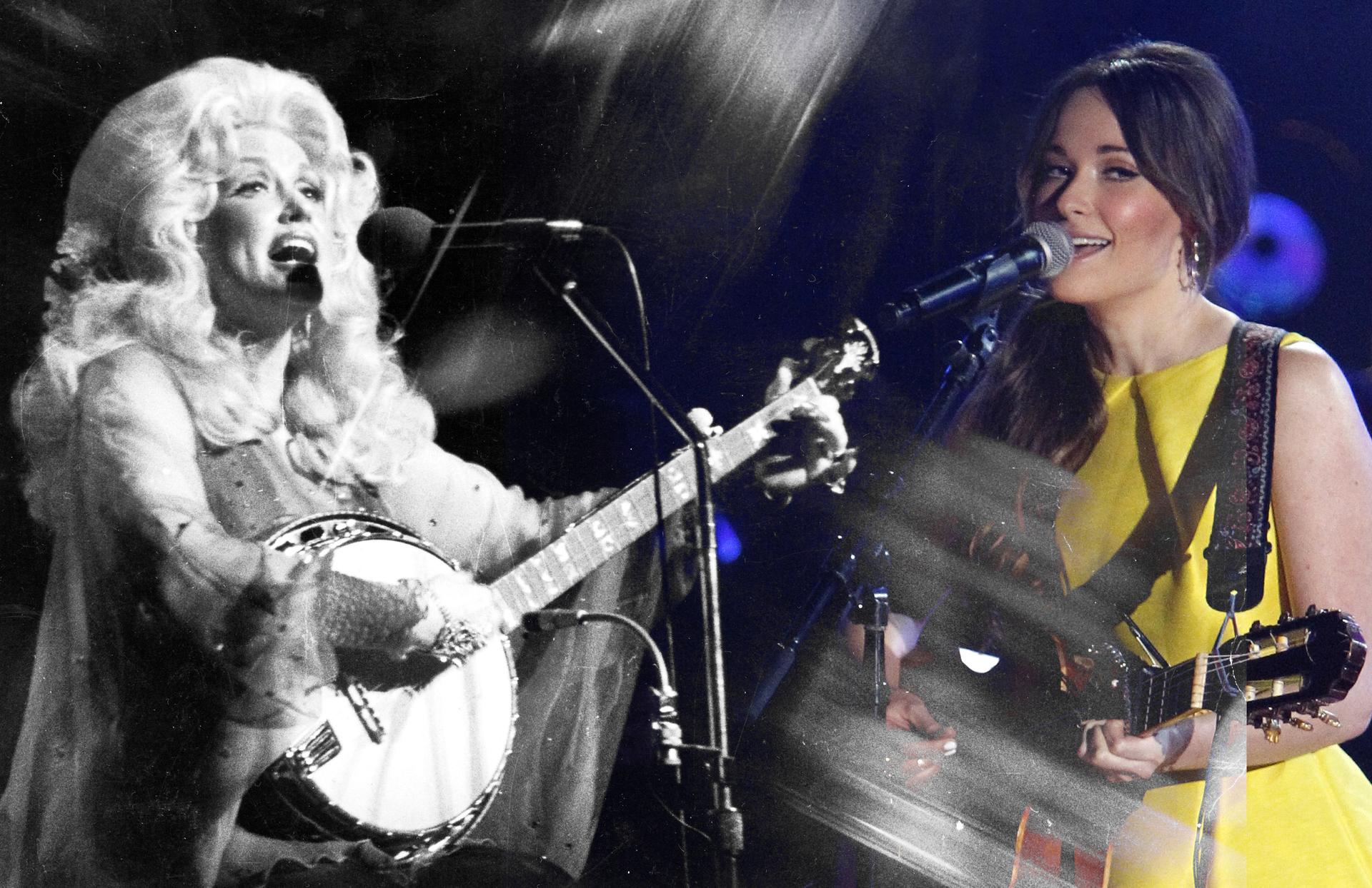 Dolly Parton and Kacey Musgraves.