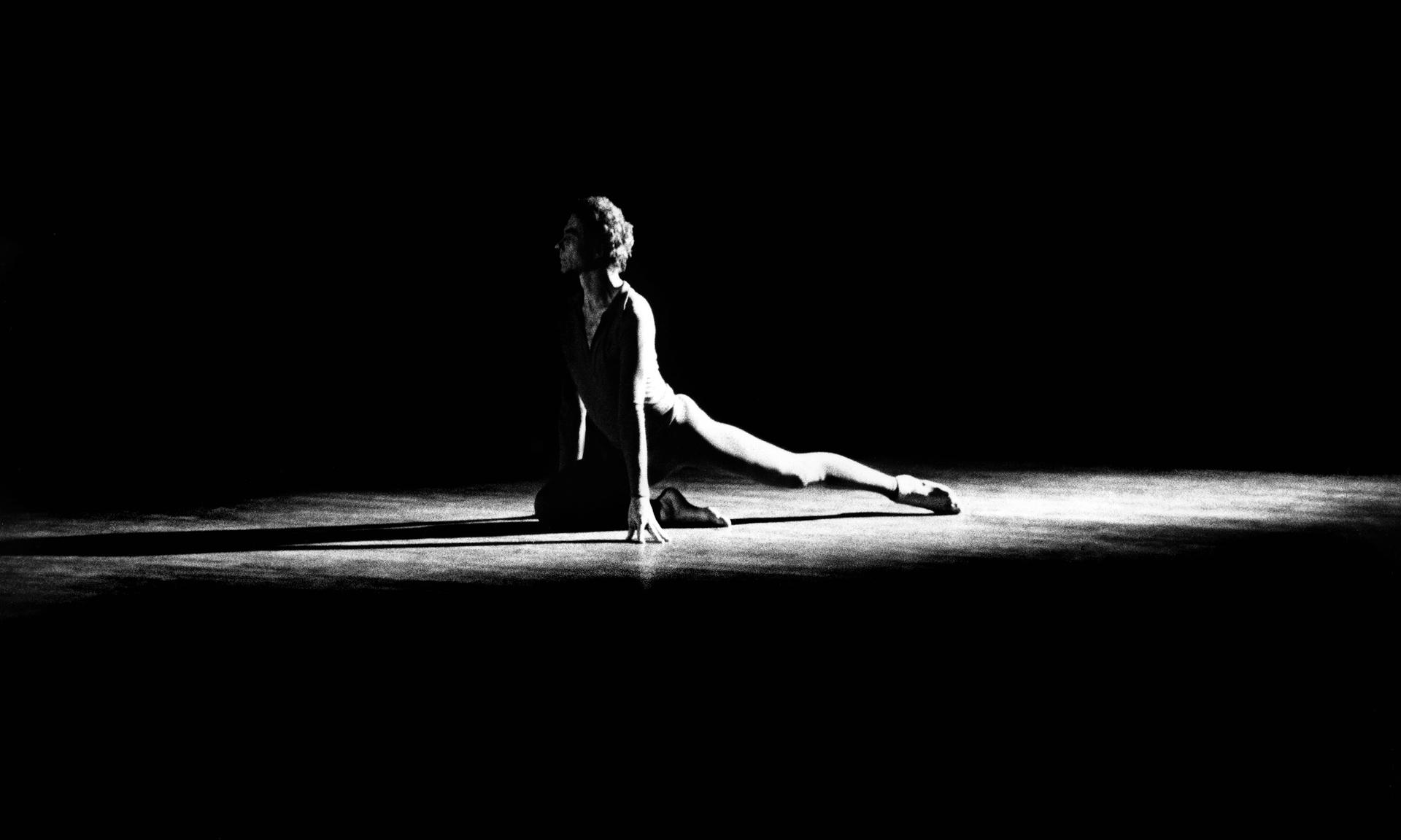 Merce Cunningham performs in 1972.