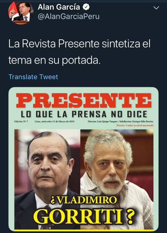 peru tweet