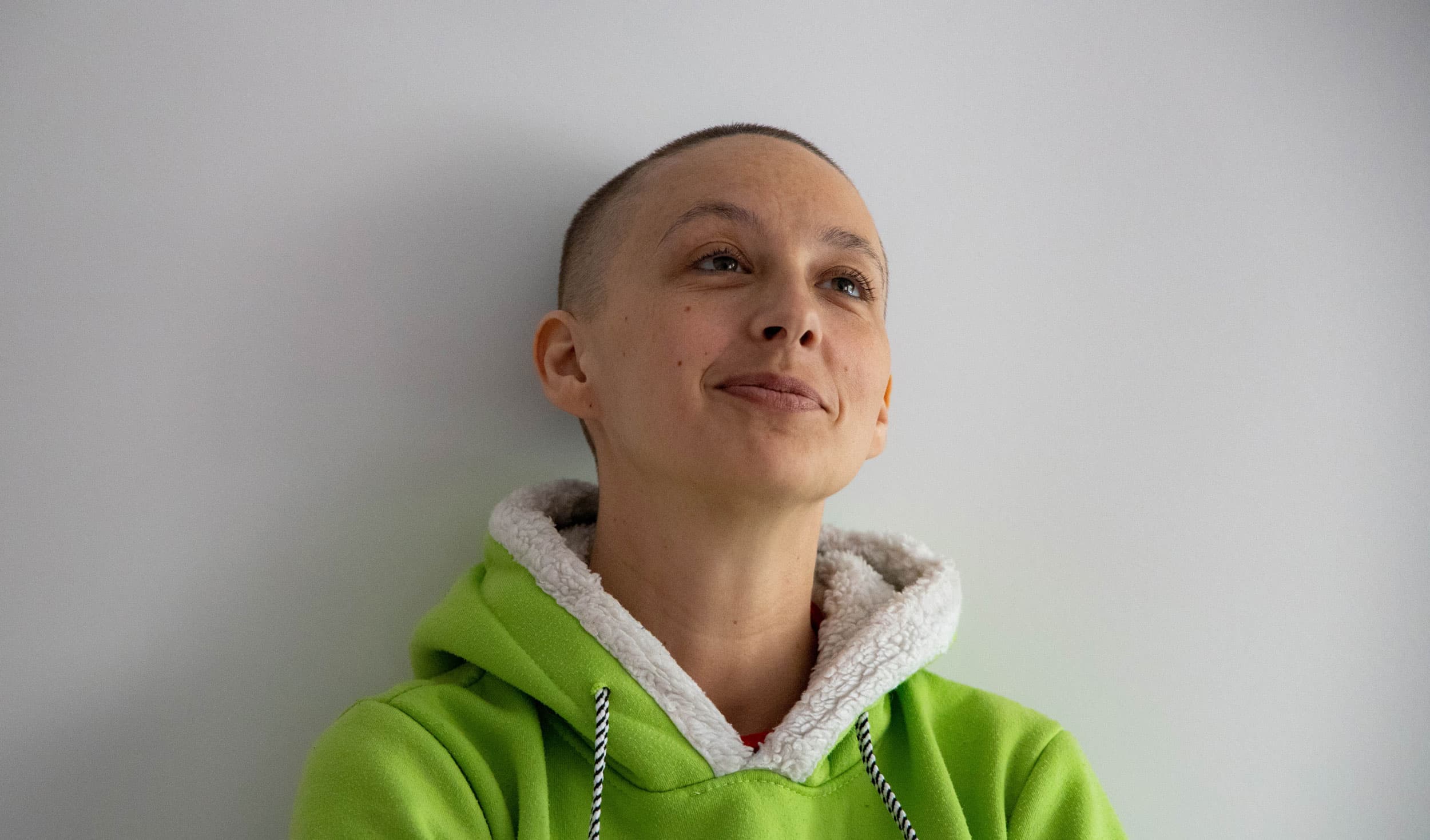 A young woman poses for a portrait