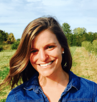 A headshot of The World's producer Jessica Yarmosky