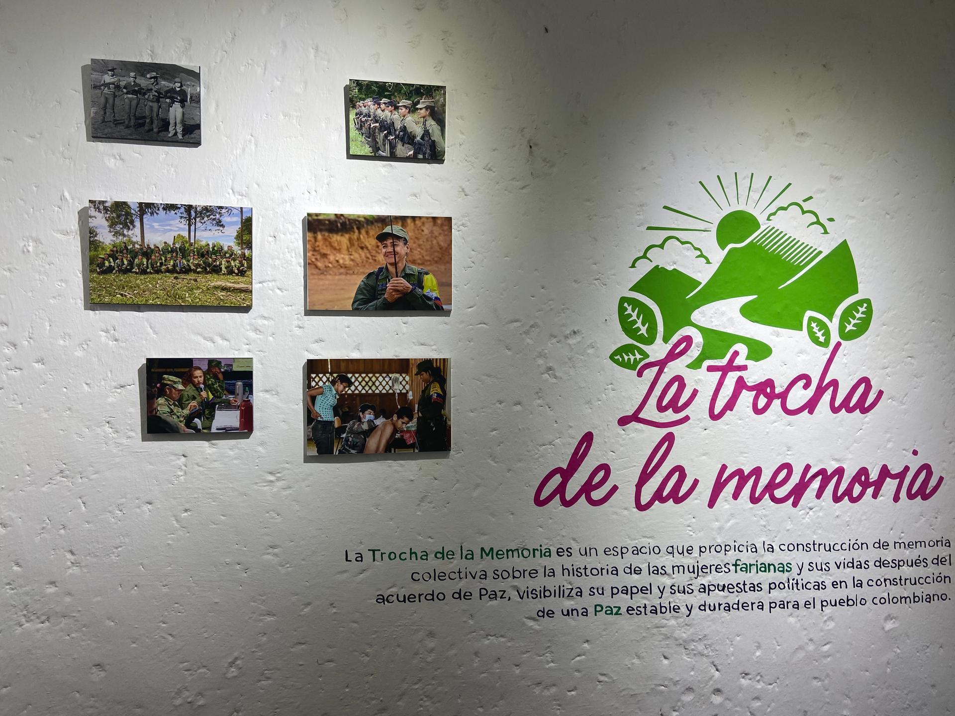 A photo gallery that includes FARC women during the days they were still part of the guerrilla