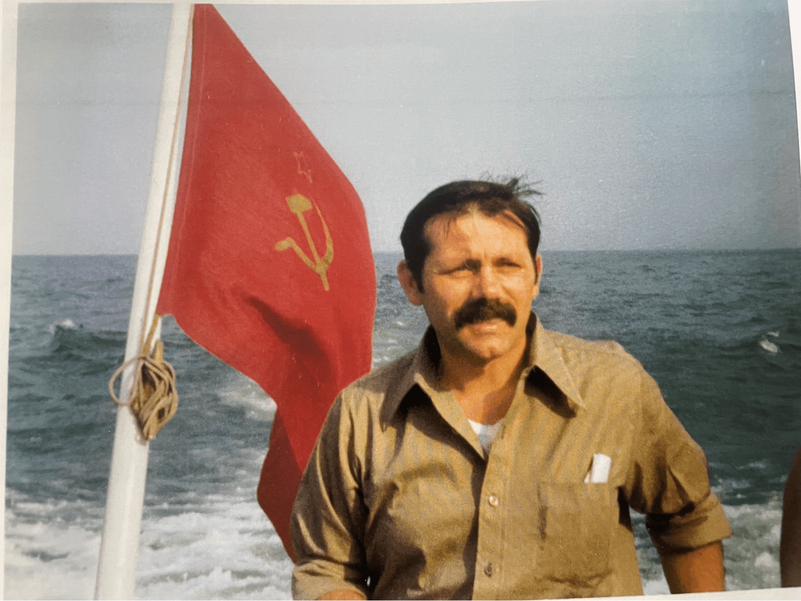The author’s father, Mirko Pylyshenko, is pictured on a trip to Ukraine – then part of the Soviet Union – in the 1970s.