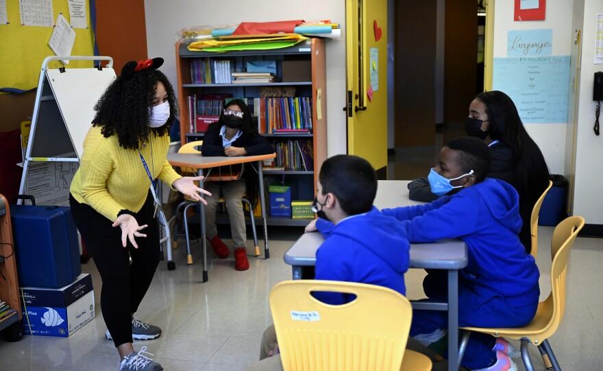 woman in classroom