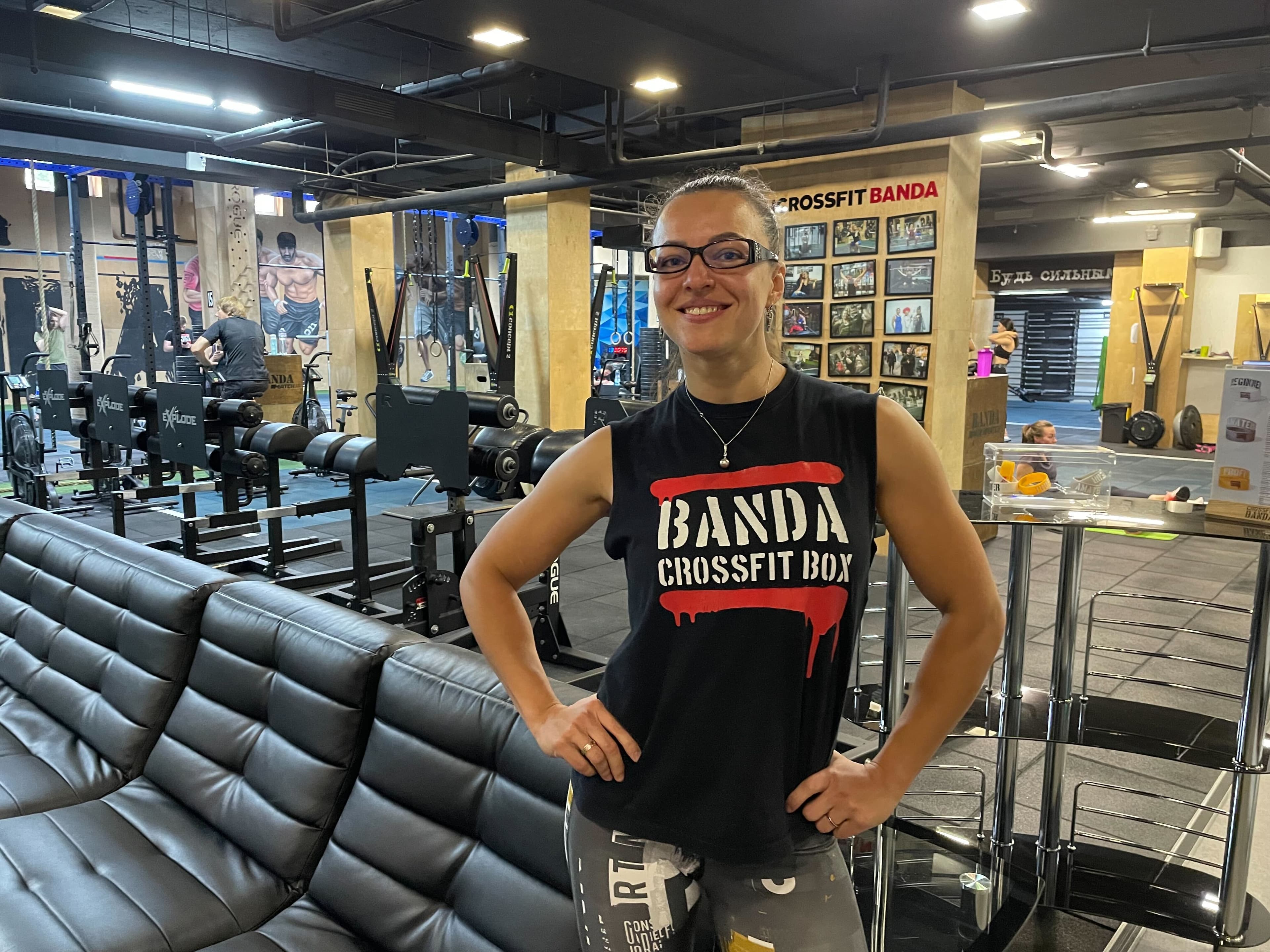 woman in gym