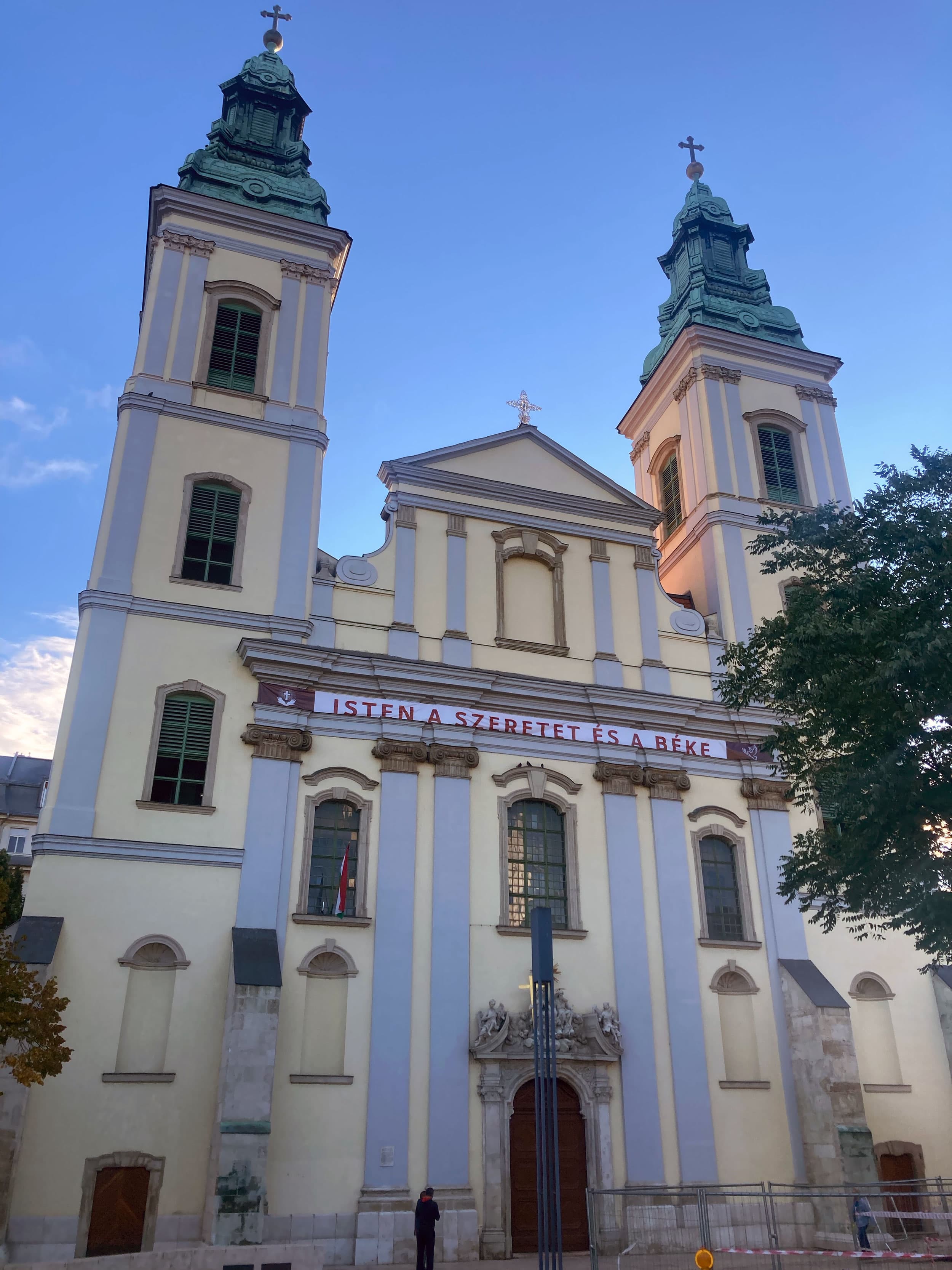 A church in Budapest, Hungary.