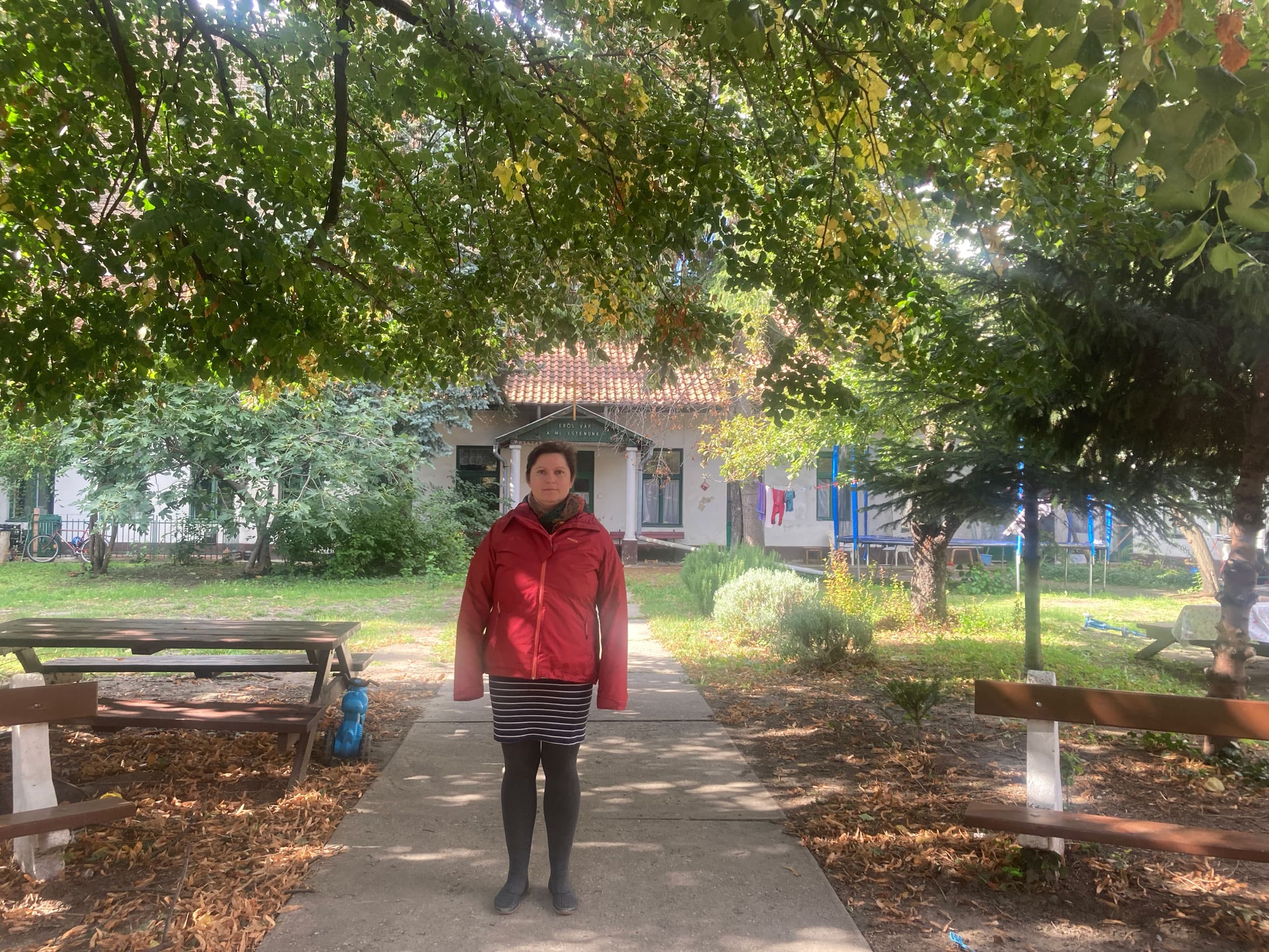 Márta Bolba is a Lutheran pastor who runs Mandák House in Budapest’s eighth district.
