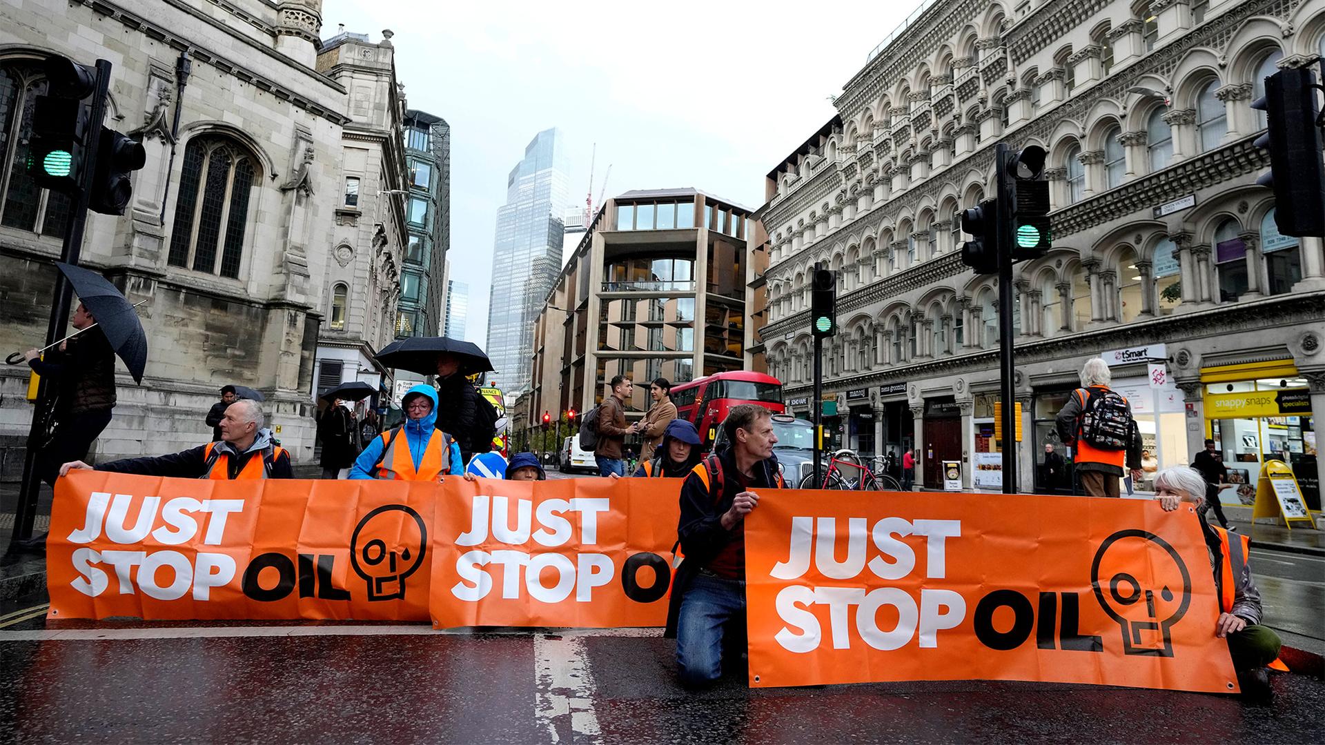 UK public divided on Just Stop Oil protest tactics The World from PRX