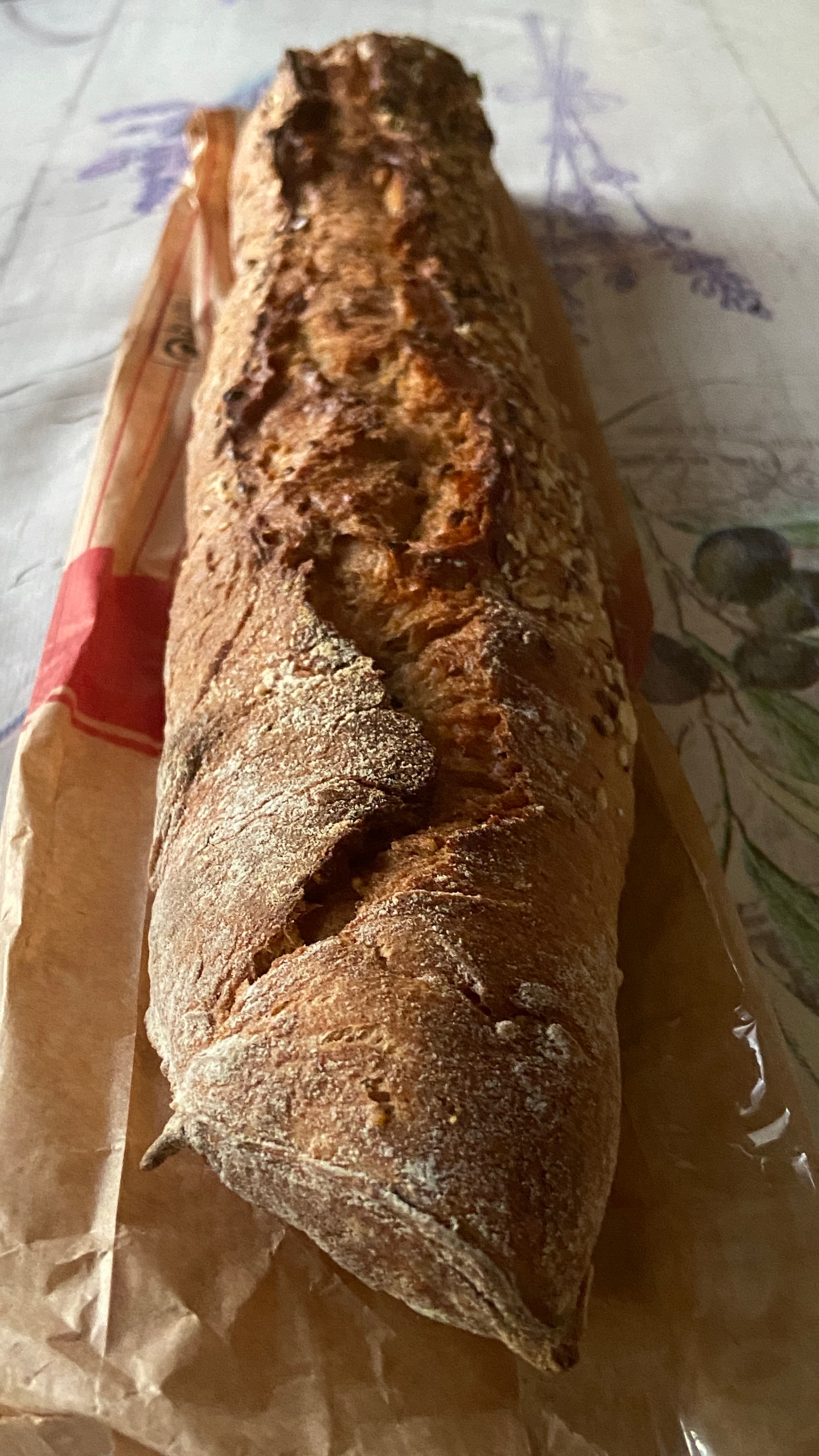 artisanal bread loaf