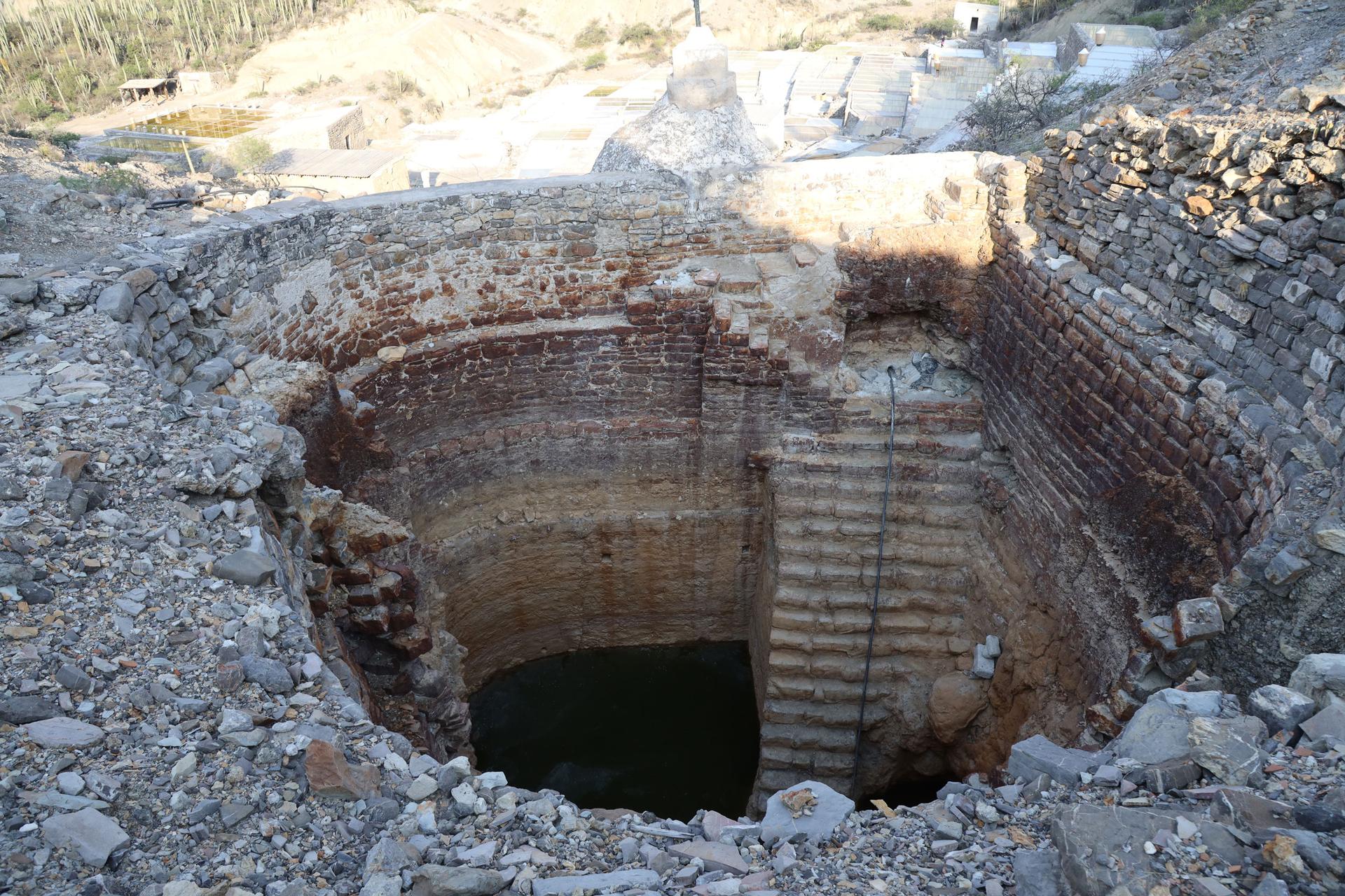 The mineral spring near the Oaxacan town of Zapotitlan Salinas.