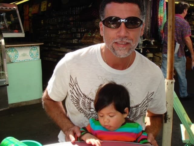 man and son