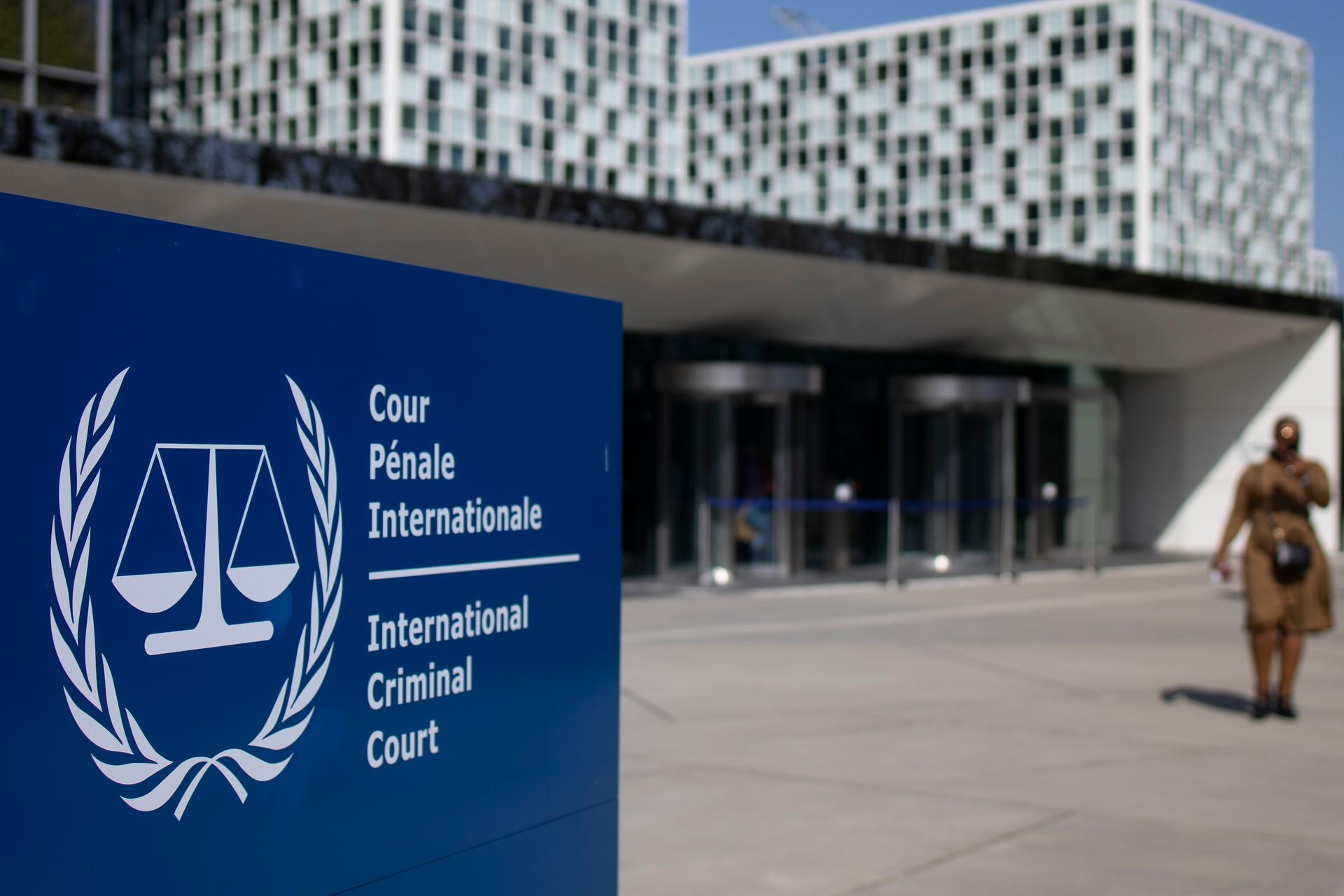 The exterior of the International Criminal Court is pictured at The Hague, Netherlands, March 31, 2021.