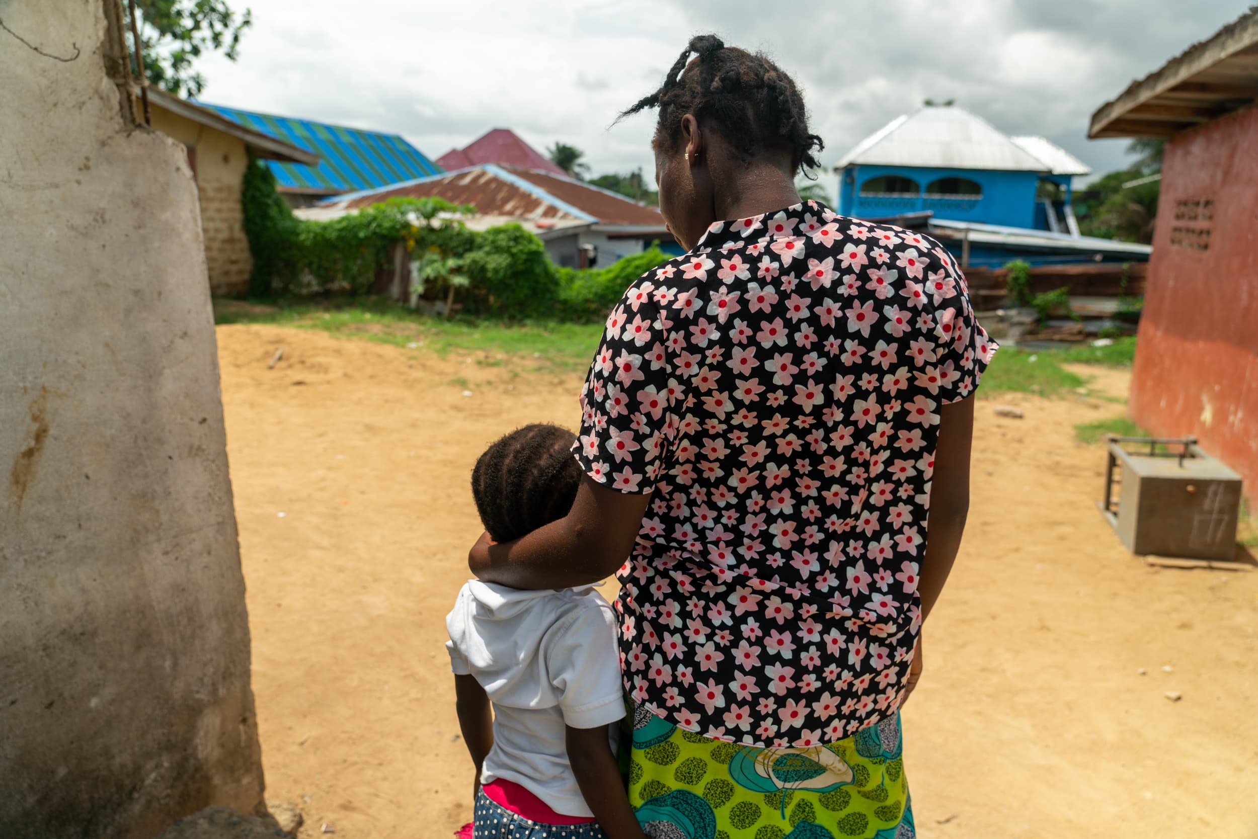 woman and daughter