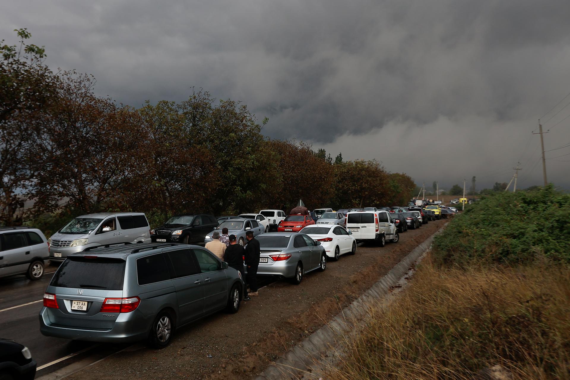 cars lined up