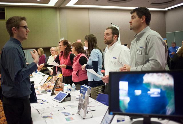 The College of DuPage hosts its second annual career fair.