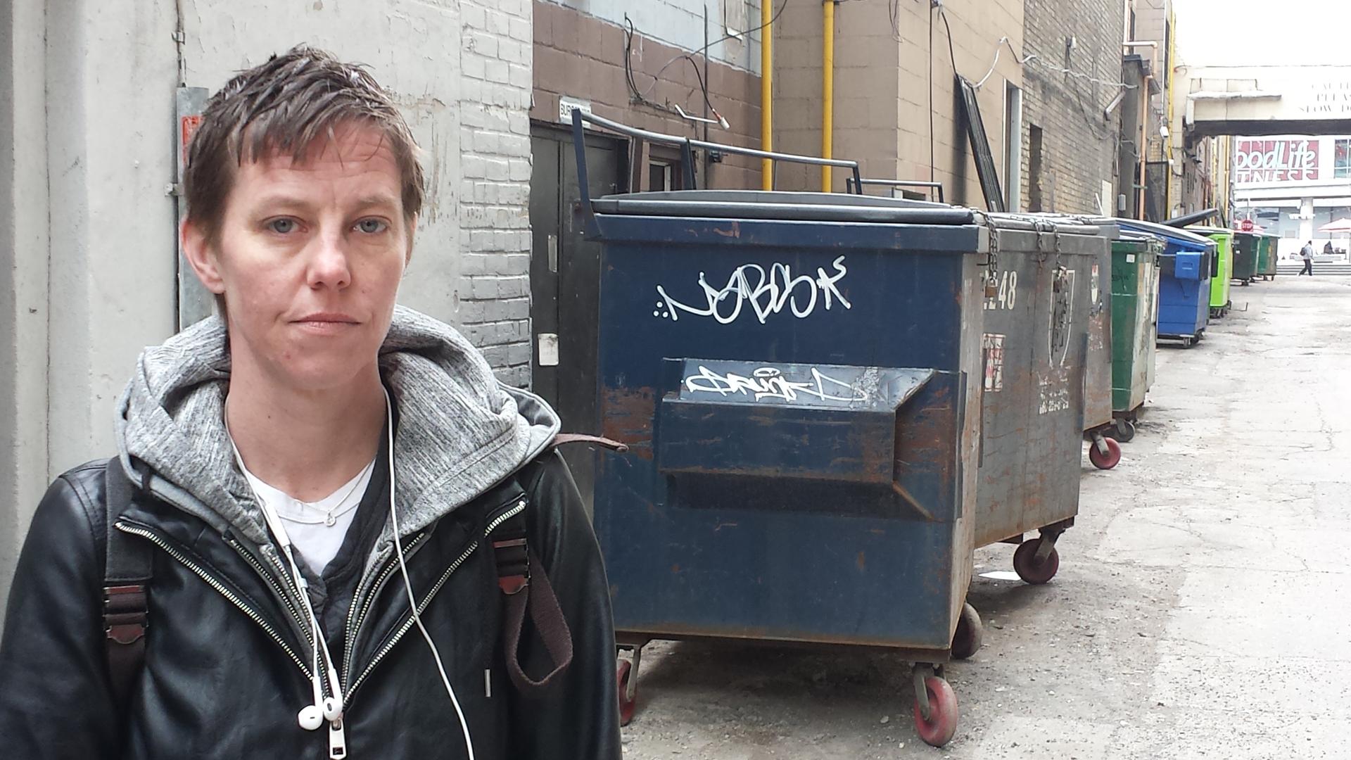 Amy Wright used to shoot up in alleys like this in downtown Toronto. Now she's helping the city design its safe injection sites.