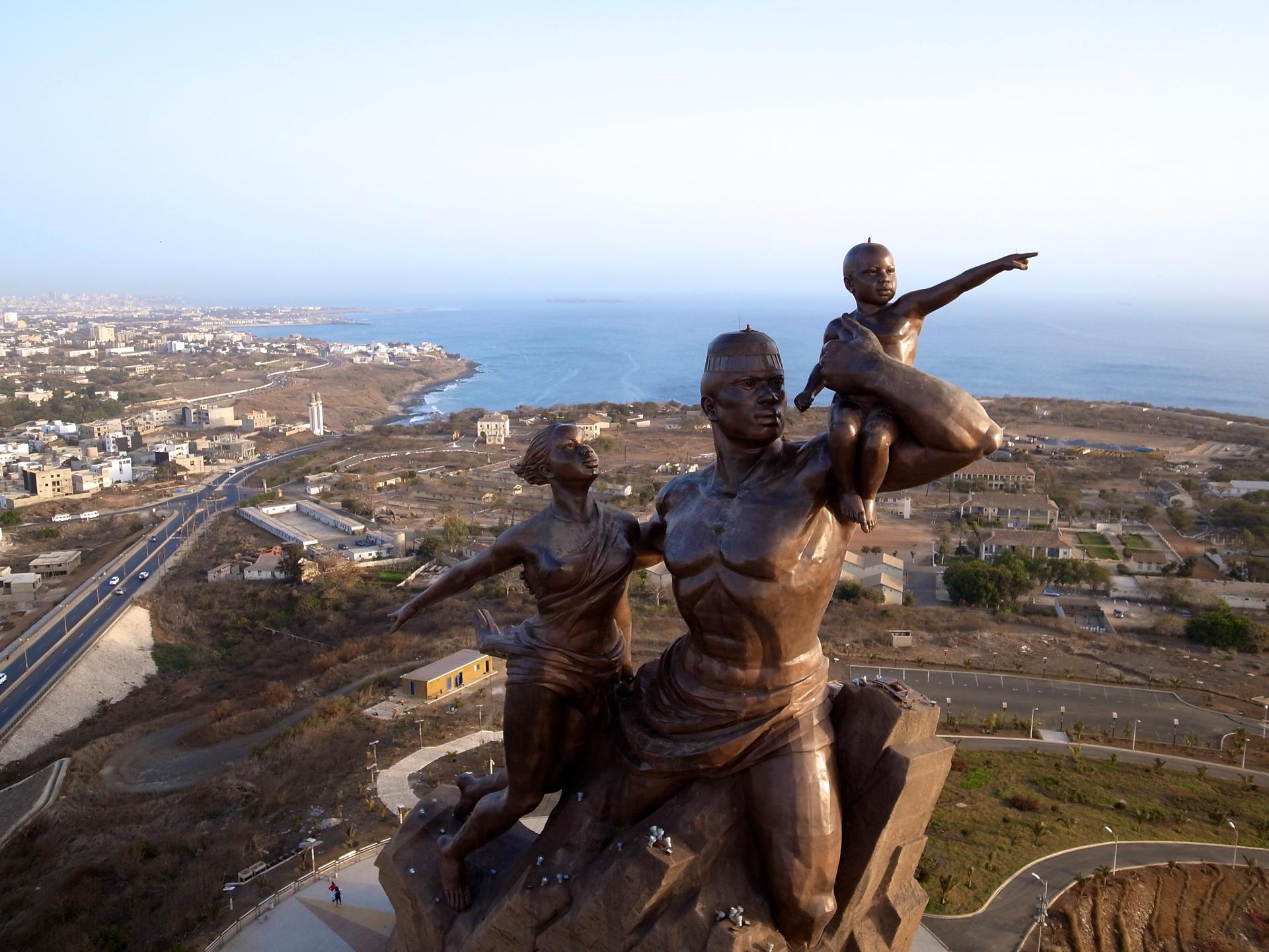 African Renaissance Monument - From Above
