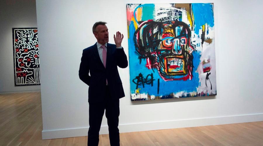 Untitled Basquiat piece sold for a record $110.5 million to Japanese collector