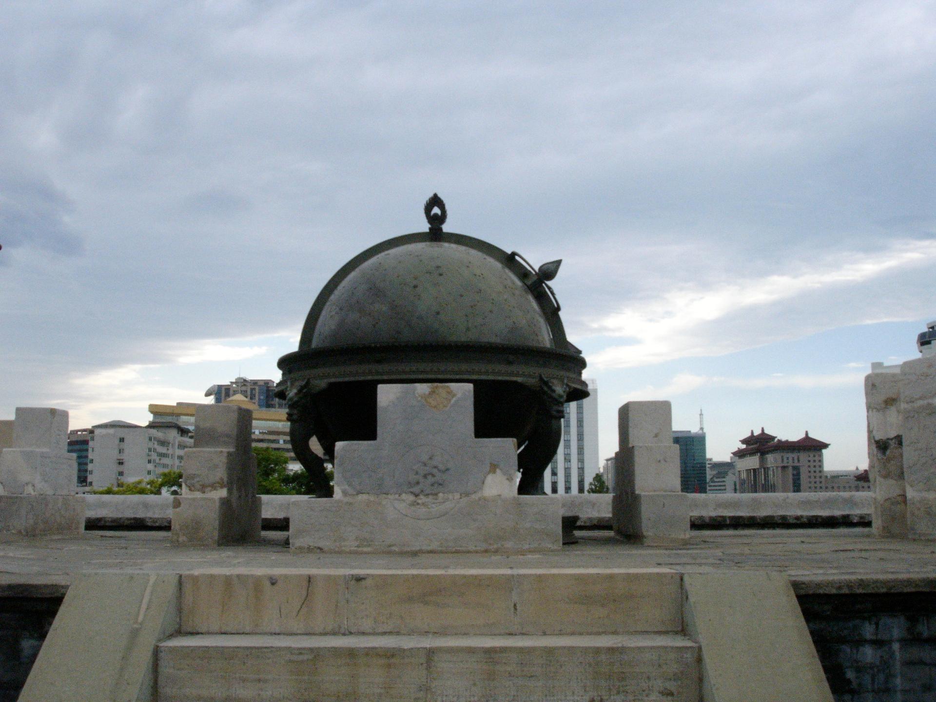 Beijing's ancient observatory, where Chinese astronomers, for centuries, charted the skies as a way of foretelling the fate of the emperor and the empire.