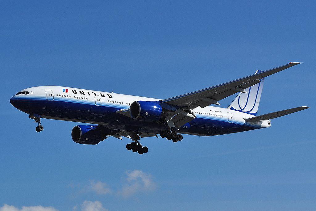 United Boeing 777