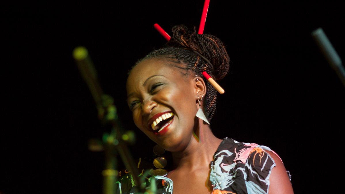 Kasiva Mutua first learned percussion from her grandmother