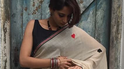 Deepa Mehta's "Deck of Cards" sari.