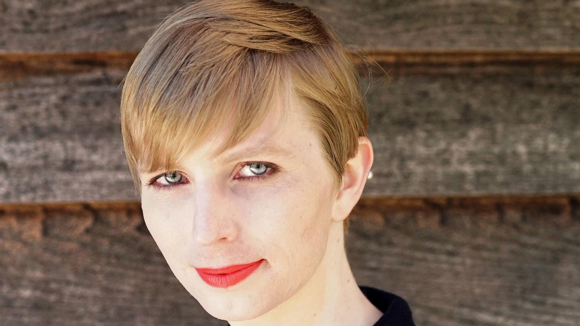 Chelsea Manning pictured in a photograph published to her Twitter account on May 18.