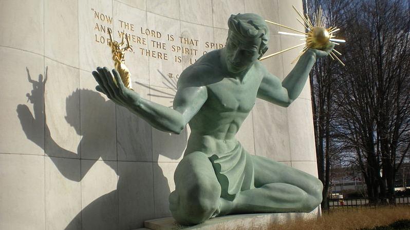 Spirit of Detroit statute, Detroit, Michigan