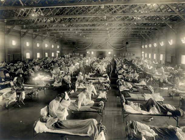 1918 flu Camp Funston