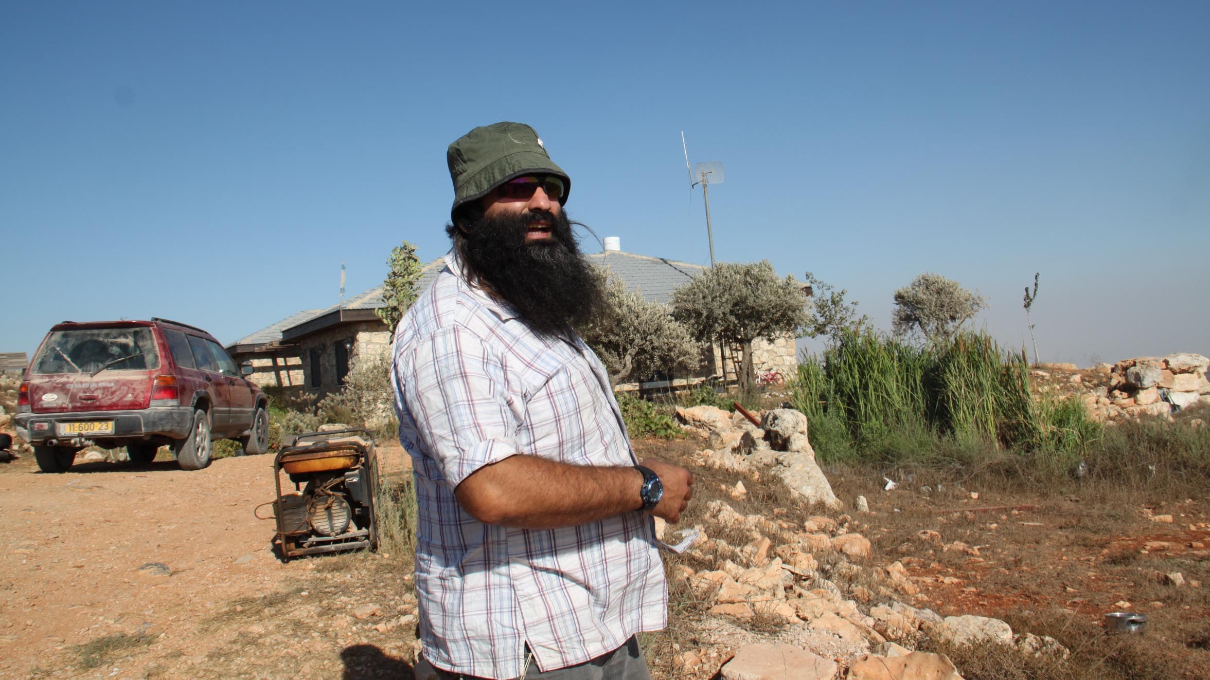 Avia Azulay, a youth counselor who works with hilltop youth in the West Bank.