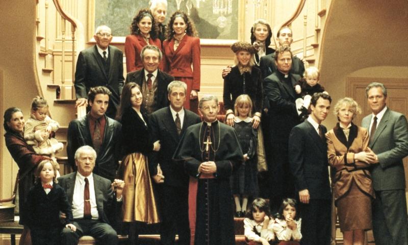 The family portrait in "The Godfather: Part III"