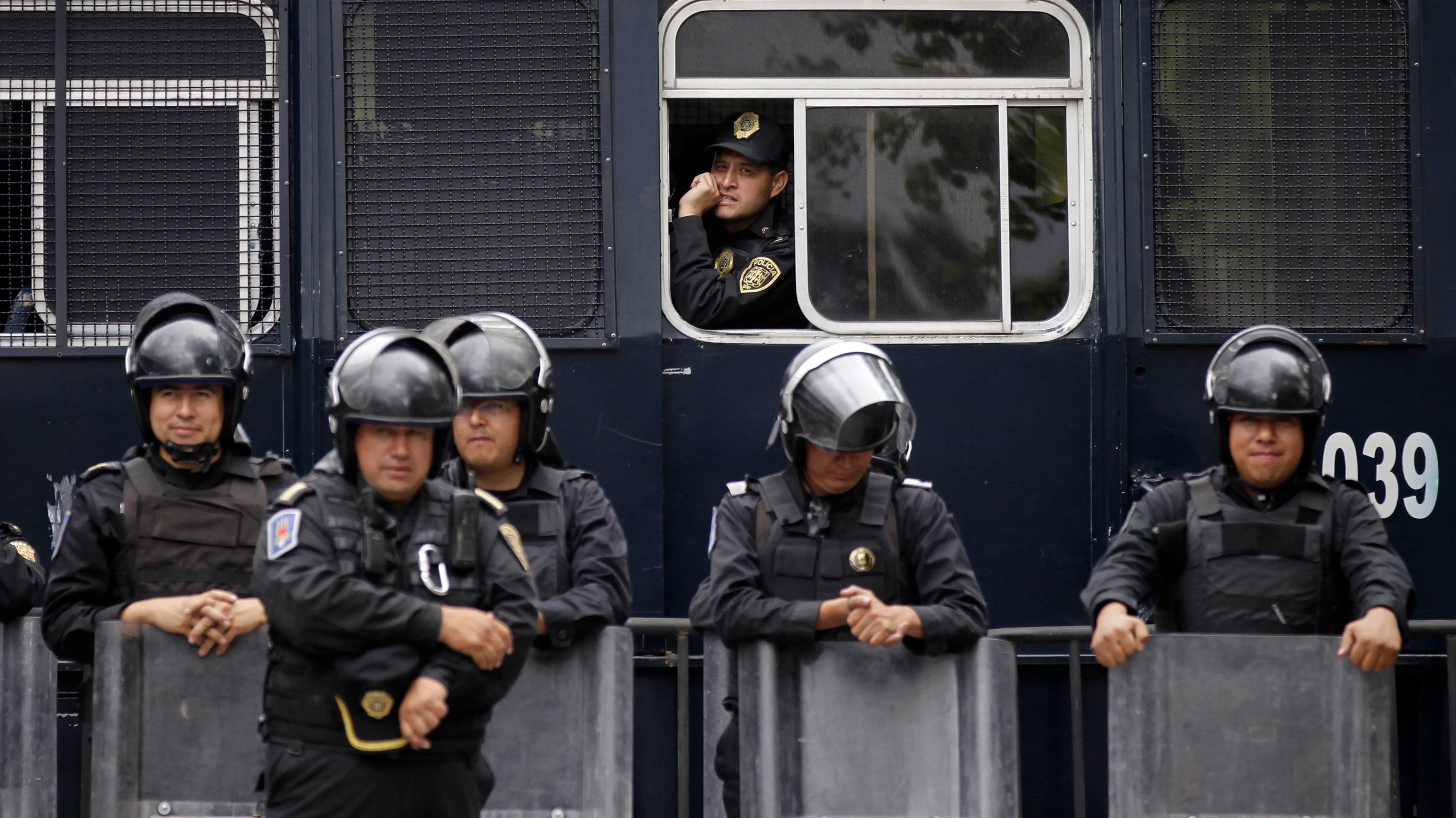Riot police